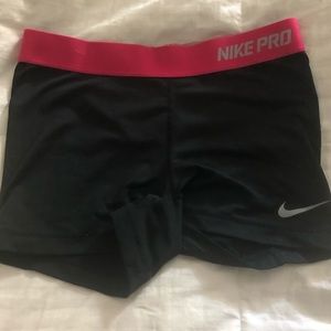 Nike pro dry fit shorts